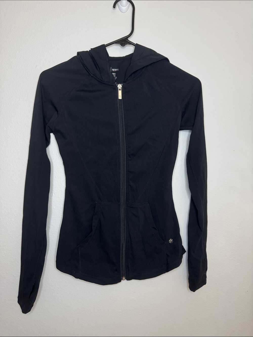 BuffBunny Black Zip-Up Hoodie